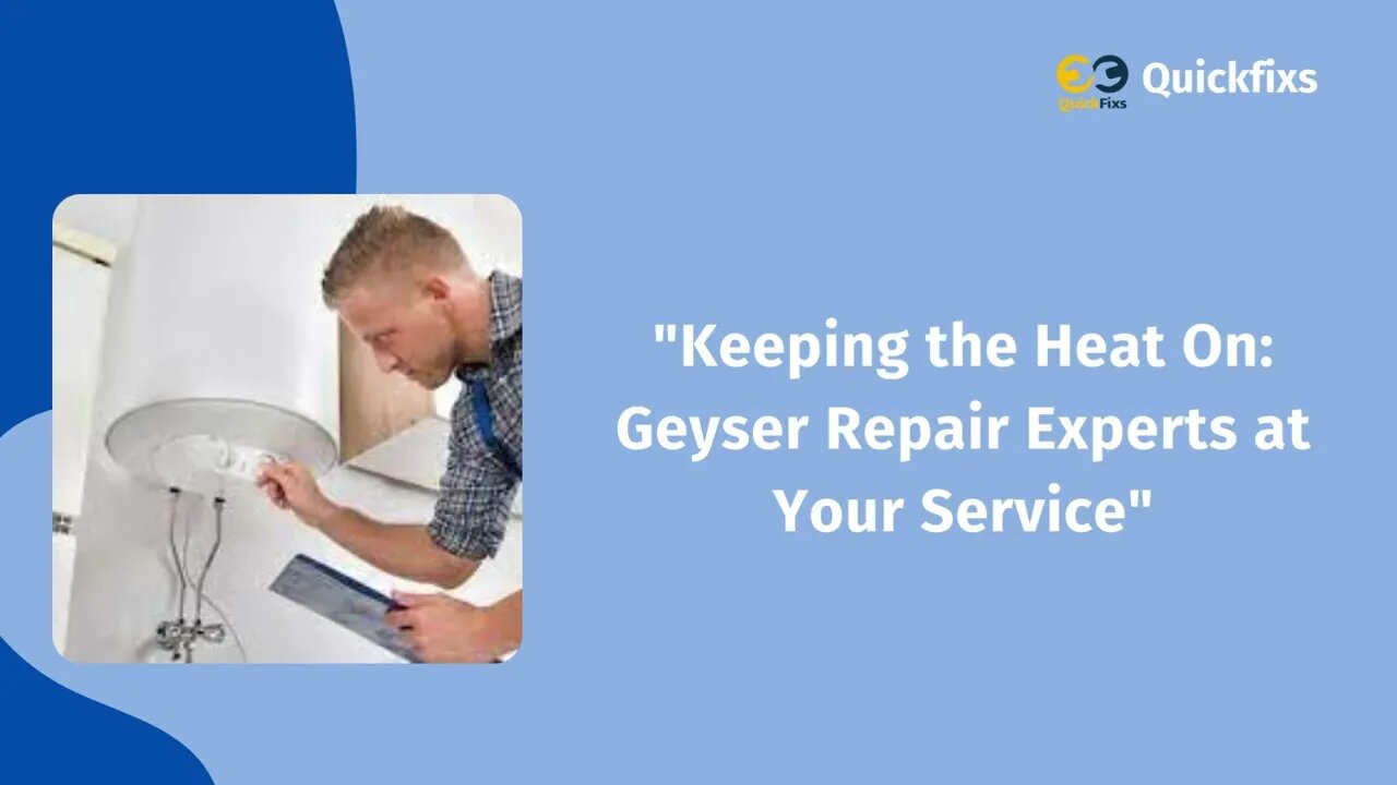 Best Geyser repair service in Balewadi.