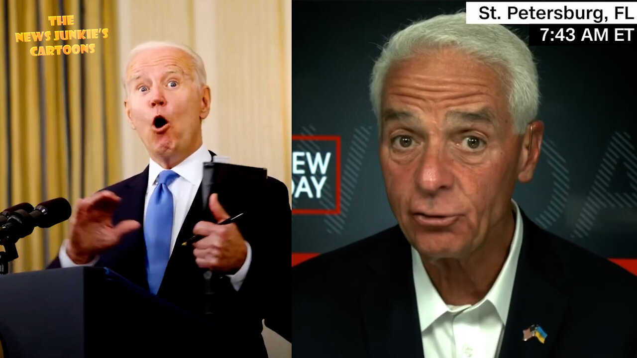 Democrat Crist praises Biden: "He's been phenomenal, gas prices are down, inflation is trending down..."