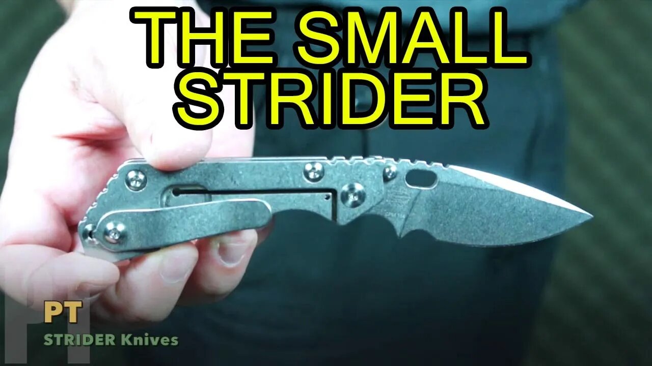 Not all Strider knives are big - The PT