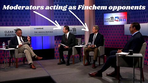 Arizona SOS Debate Moderators Gang Up on Mark Finchem