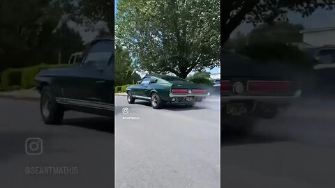 Burnouts in Carroll Shelby’s original 1967 GT500