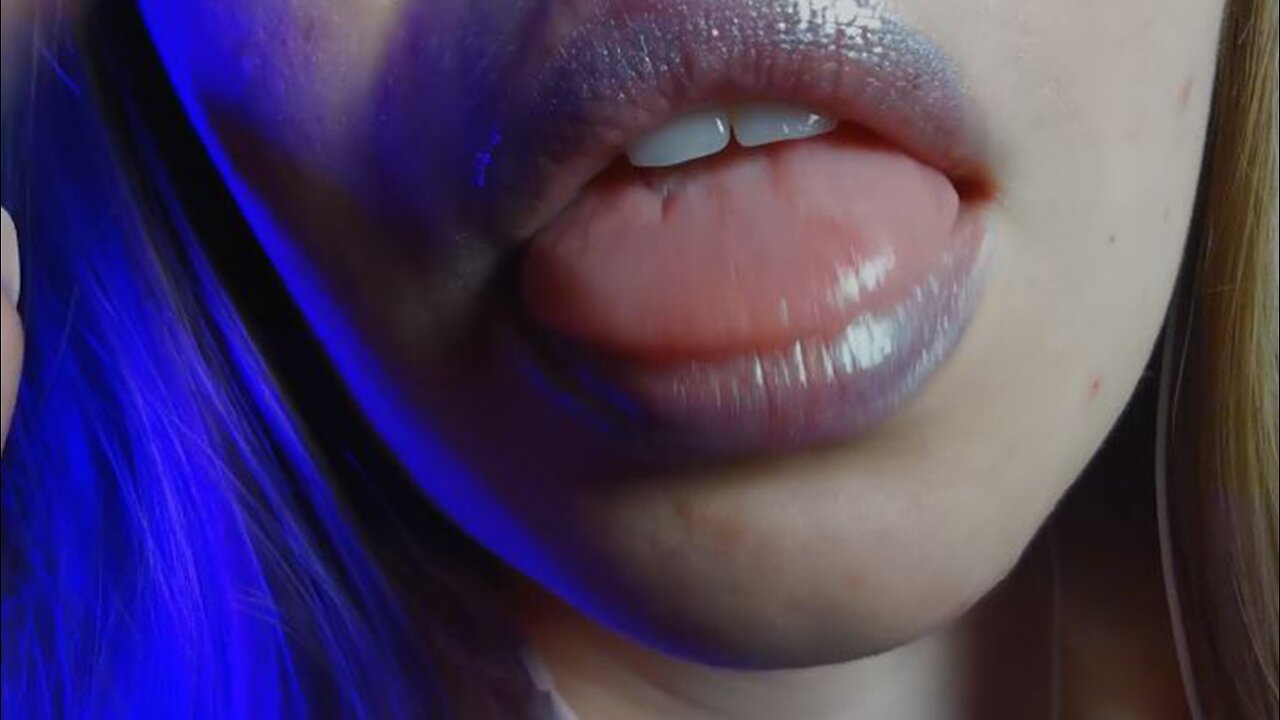 asmr mixed lens triggers (lens kissing, lens licking, spit painting)