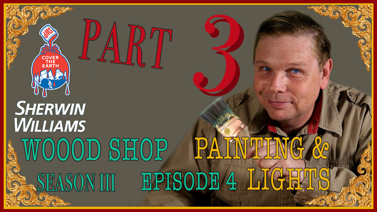 PART 3 - INSTALLING LED LIGHTS AND PAINTING MY WOOD SHOP