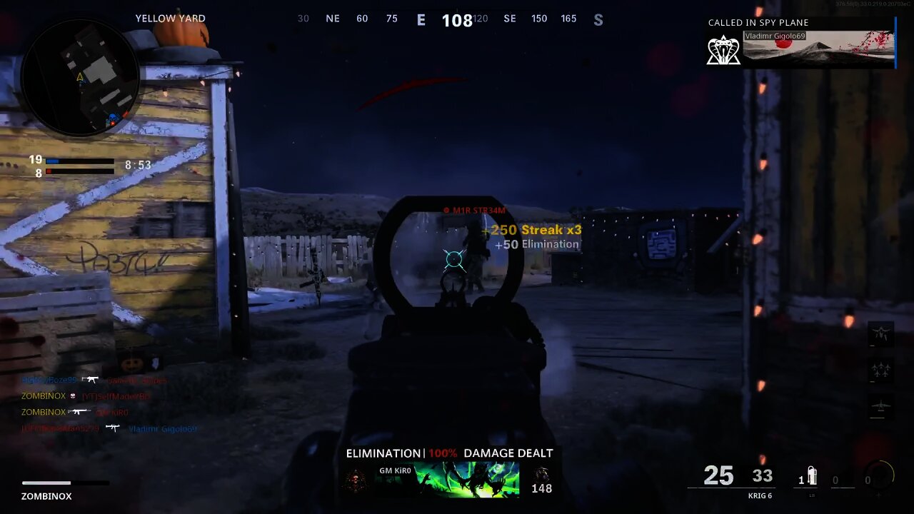Call of Duty Black Ops Cold War 8 Kill Streak / Zombie Finisher
