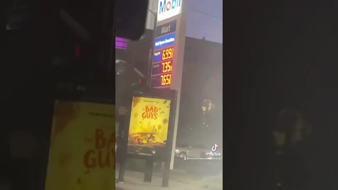 Worlds Highest Current Gas Price at Beverly Center station