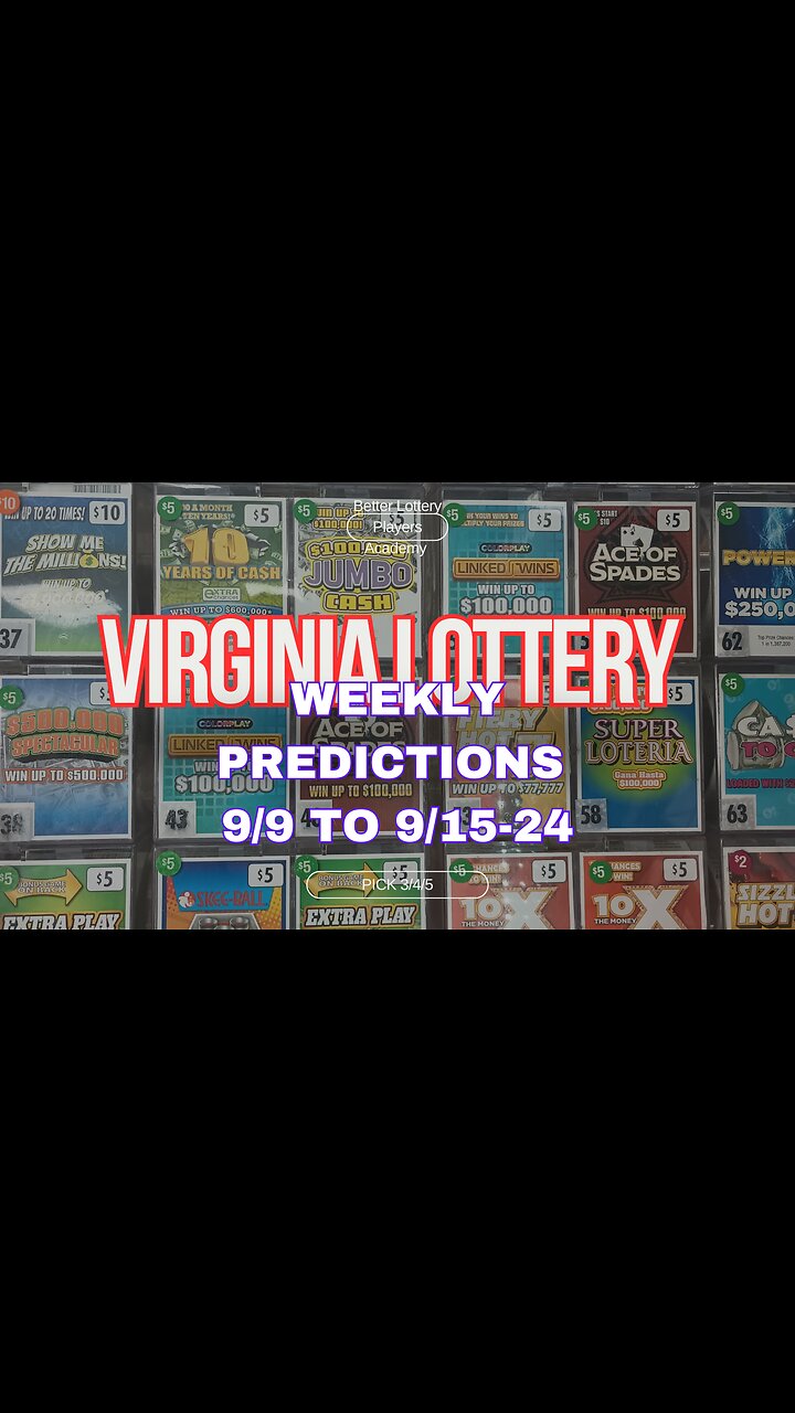 Virginia Lottery Weekly Predictions September 24 Week Two Debate Week