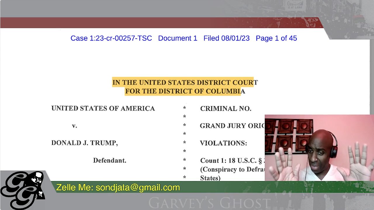 Garvey's Ghost TV 8-3-2023: Another Trump Indictment