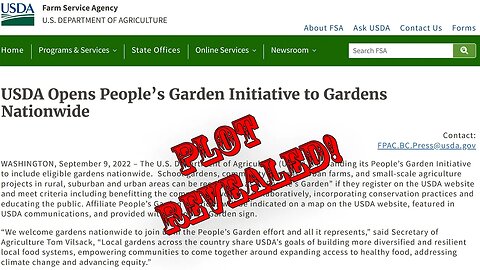 The Dark Side: USDA's Garden Registry Initiative and the Alarming State of American Food Safety