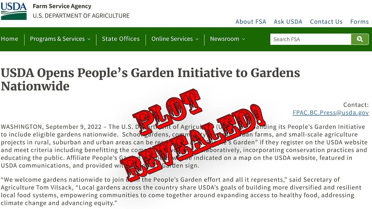 The Dark Side: USDA's Garden Registry Initiative and the Alarming State of American Food Safety