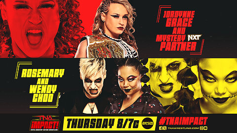 Tasha Steelz Causes DQ in Rosemary & Wendy Choo vs. Jordynne Grace & Sol Ruca! #shorts