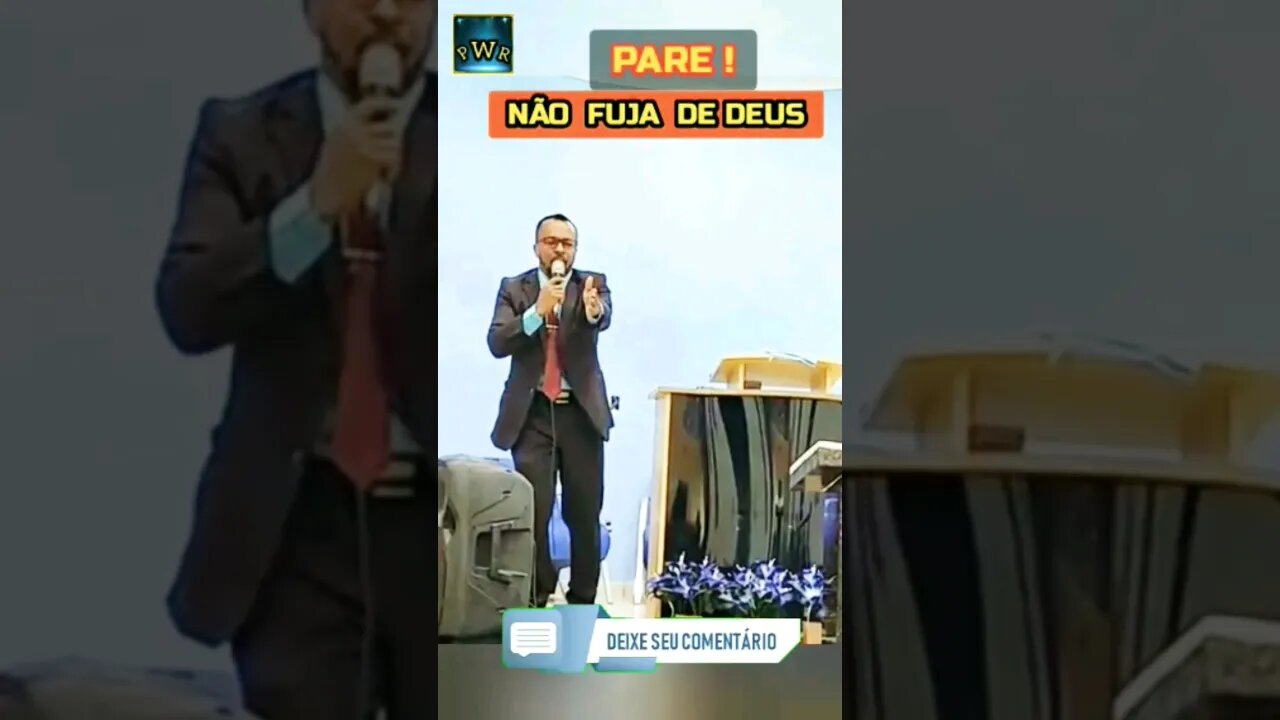 PARE ! NÃO FUJA DO CHAMADO DE DEUS 🤔 #shorts