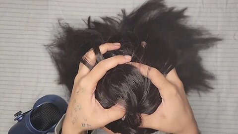 Slightly Aggressive Scalp Massage ~ ASMR No Talking