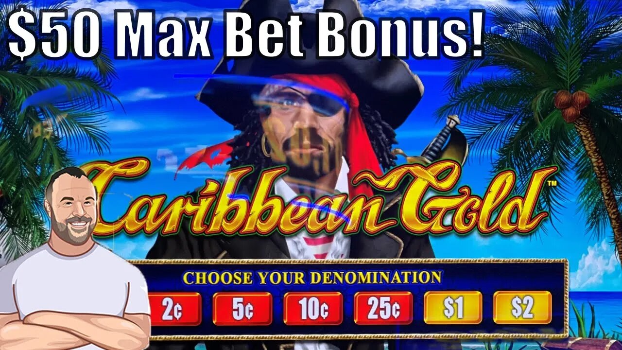 Dollar Storm * Caribbean Gold - $50 MAX BET Bonus Round! #FridaysFailures
