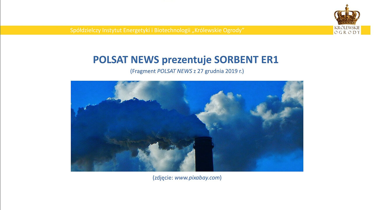 Sorbent ER1 - prezentacja w Polsat News