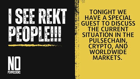 I See REKT People! We Have a Special Guest to Discuss The Current Market State.