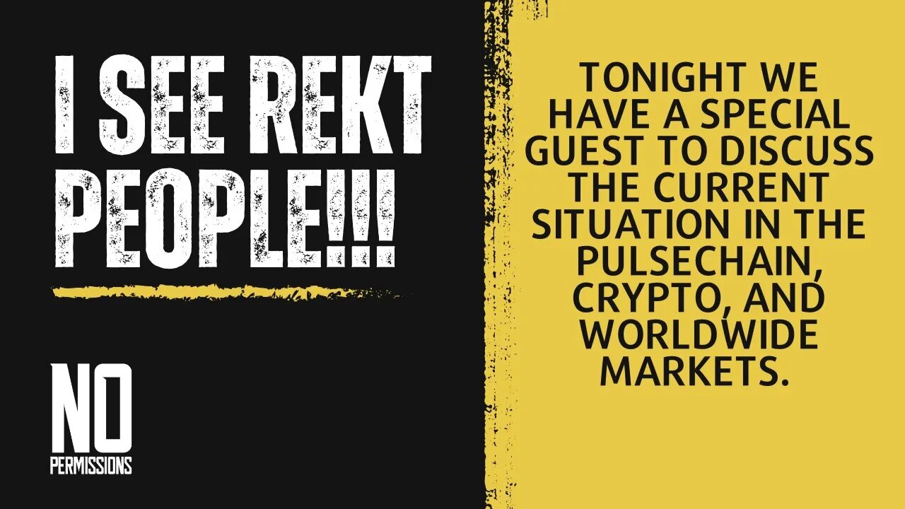I See REKT People! We Have a Special Guest to Discuss The Current Market State.