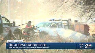 How winter storms could impact spring fire risk