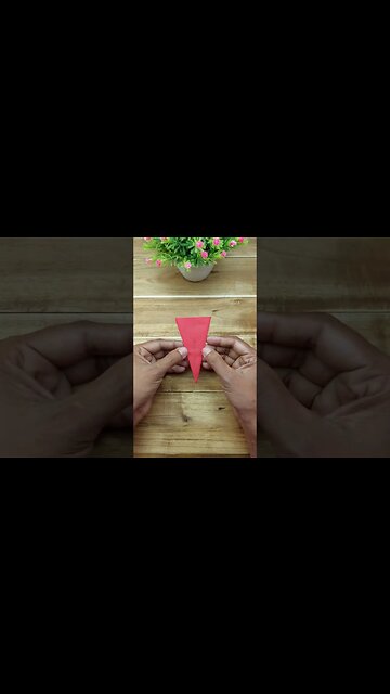 Heart Shape Paper Snowflake Easy #snowflake #papercrafts #shorts