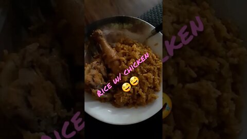 Rice & Chicken mmmmm🤤