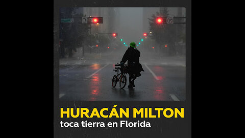 El huracán Milton causa estragos en Florida: evacuaciones masivas y daños severos