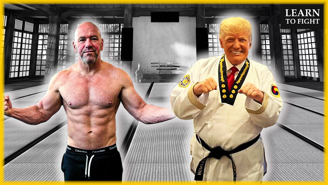 Donald Trump & Dana White UNEXPECTED Training In martial Arts. Trump 9th Degree Black Belt In TKD!