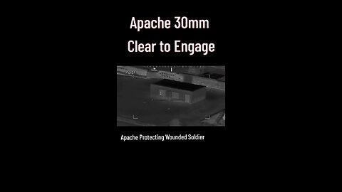 Apache Protecting Wounded Soldier