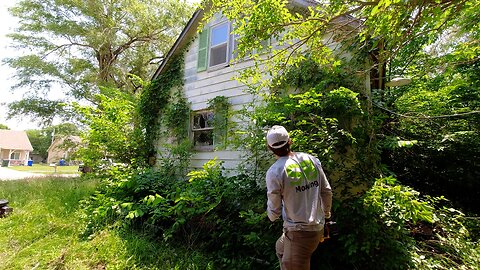 This home was TAKEN OVER by mother nature - I FIXED THAT