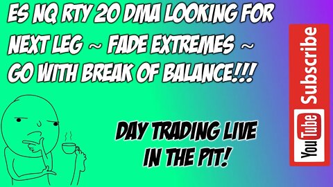 ES & NQ Futures Day Trading Live in The Pit