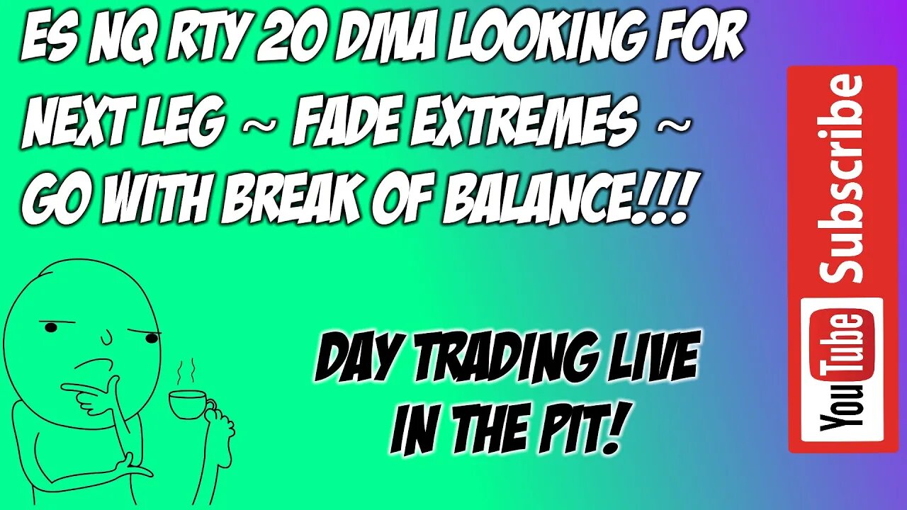 ES & NQ Futures Day Trading Live in The Pit