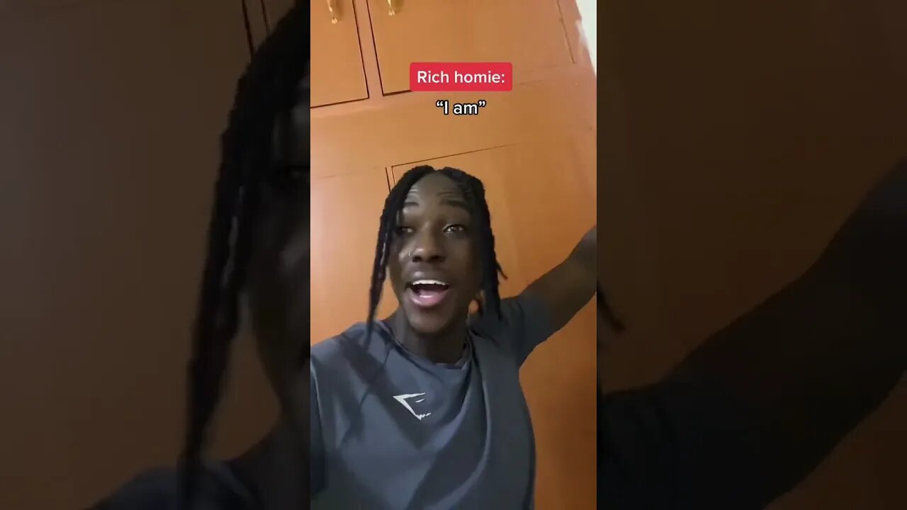 How rich homies be like 😂