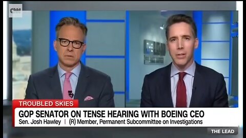 Sen Josh Hawley: We Need To Send a Message To Corporate America