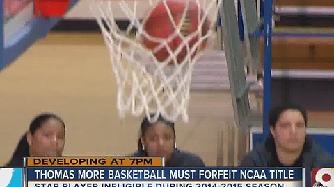 Thomas More basketball must forfeit NCAA title