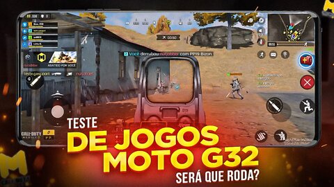 Moto G32 - Teste de JOGOS! COD Mobile, será que roda liso?