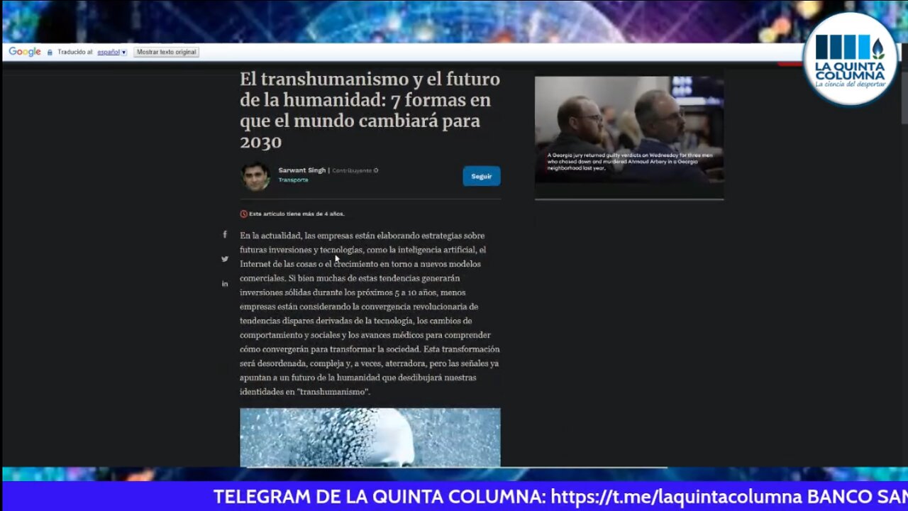 La Quinta Columna - Programa 203 - están irradiando con 5G para lograr la sexta ola de cuentagios