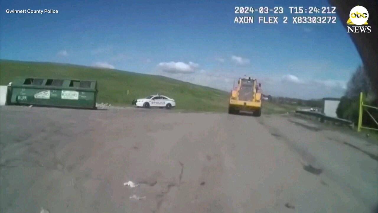 Authorities say a disgruntled ex-employee led police on a slow speed.