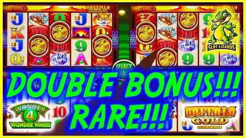 RARE DOUBLE BONUS!!! Wonder 4 Wonder Wheel Buffalo Gold, Wild Panda, Timberwolf Deluxe