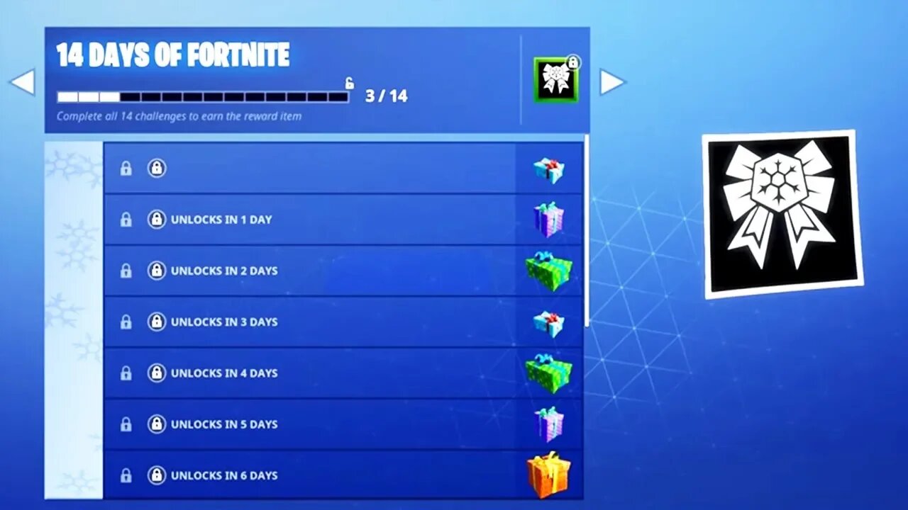 The FREE CHRISTMAS REWARDS in Fortnite! (14 Days Of Fortnite Challenges)