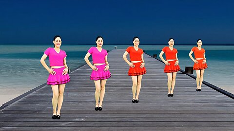 80經典老歌廣場舞《潇灑走一回》旋律醉人，舞步歡快，時尚好看！