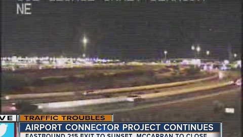 More closures as Airport Connector Project continues