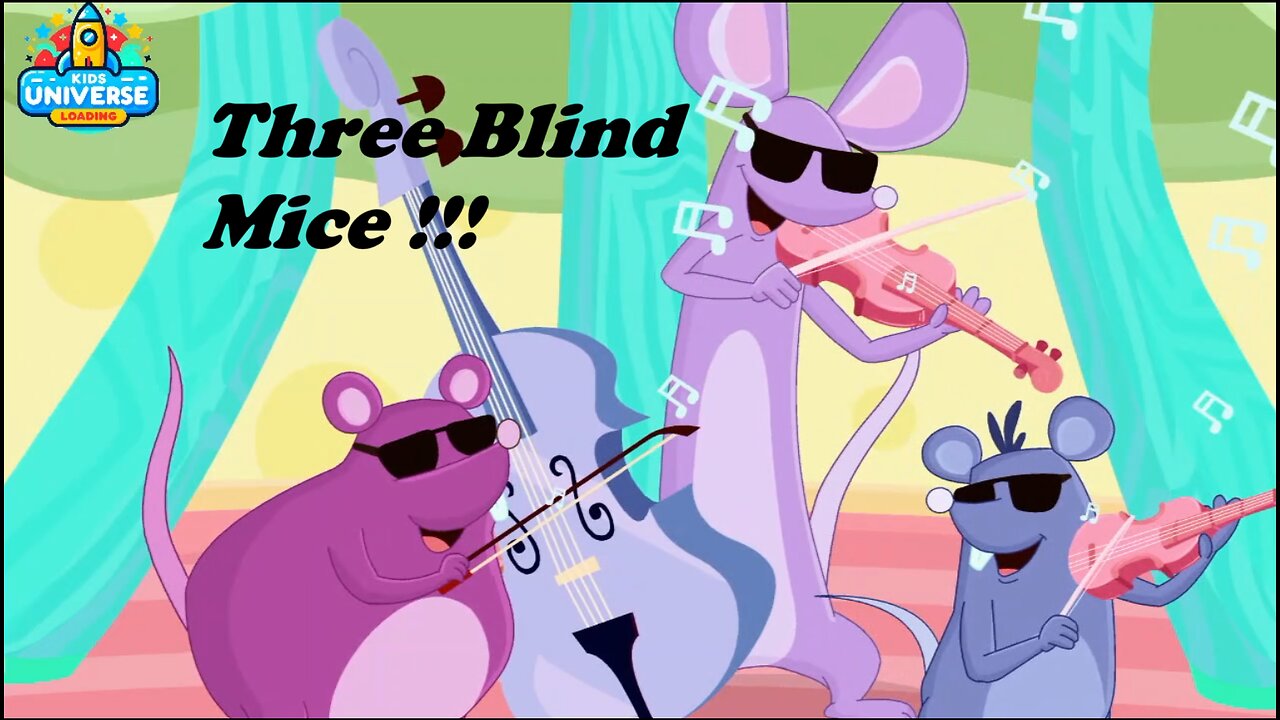 Three Blind Mice - Kids Nursery Rhymes