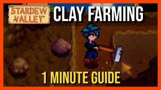 Where to Get and Farm Clay in Stardew Valley - Tips for Beginners #Shorts