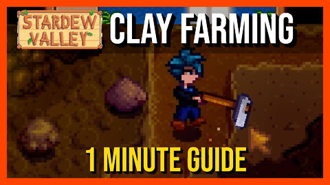 Where to Get and Farm Clay in Stardew Valley - Tips for Beginners #Shorts