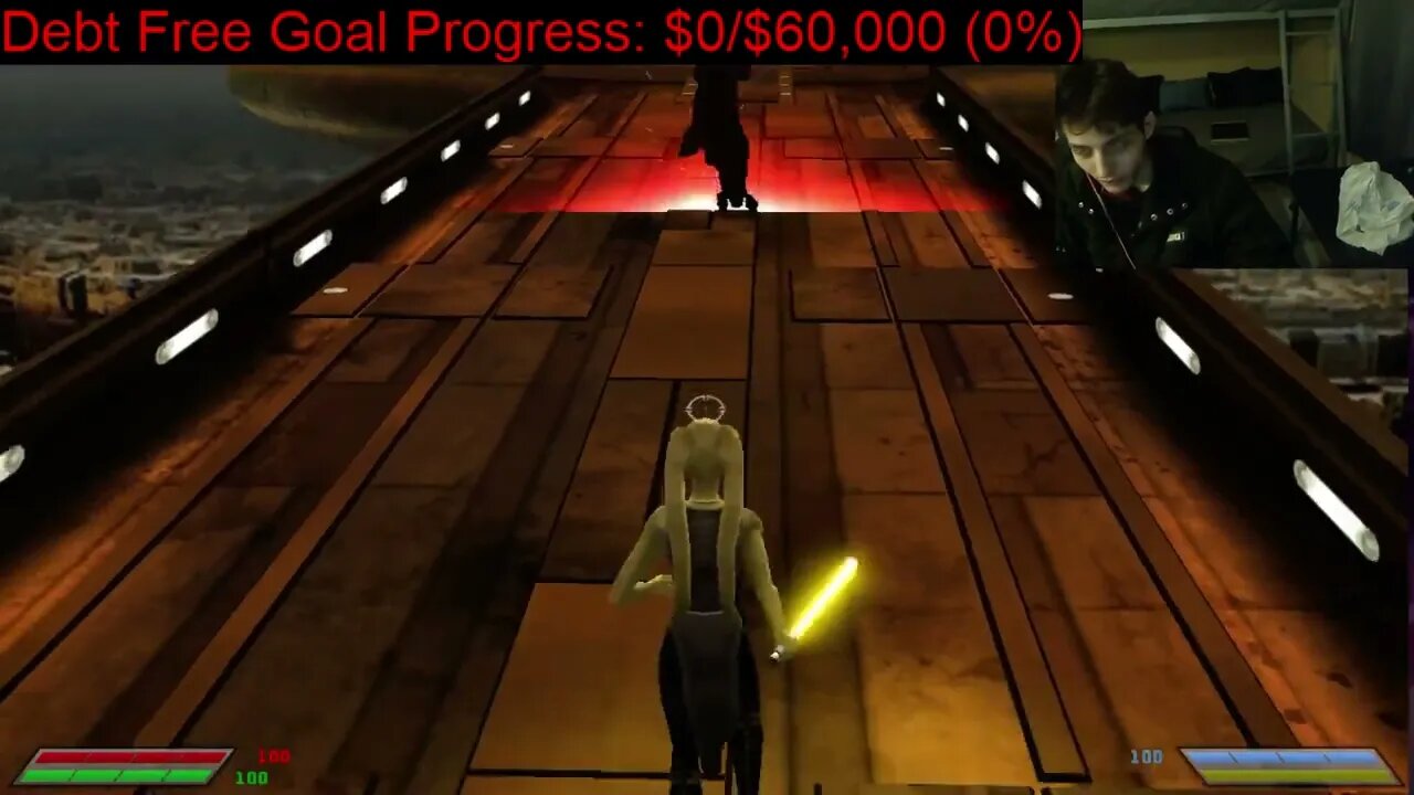 Mace Windu VS Darth Maul In A Battle With Live Commentary In Star Wars Jedi Knight Jedi Academy