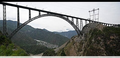 world highest railway bridge set to open in kashmir