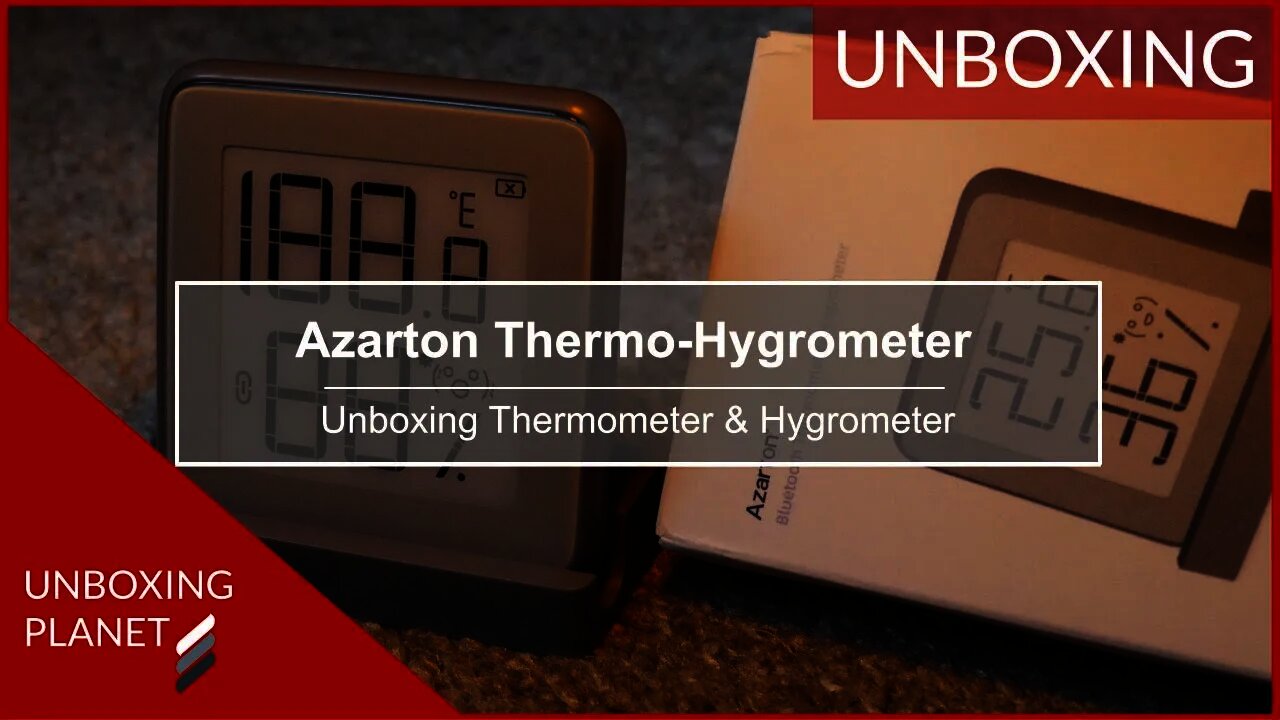 Infos über Azarton Bluetooth Thermometer Hygrometer - Unboxing Planet