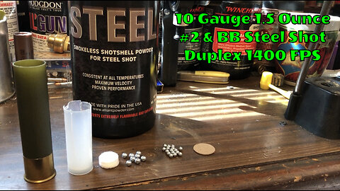 10 Gauge 1.5 Ounce #2 & BB Steel Duplex