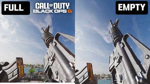 Black Ops 6 - Empty Magazine vs Full Magazine Inspect Animations
