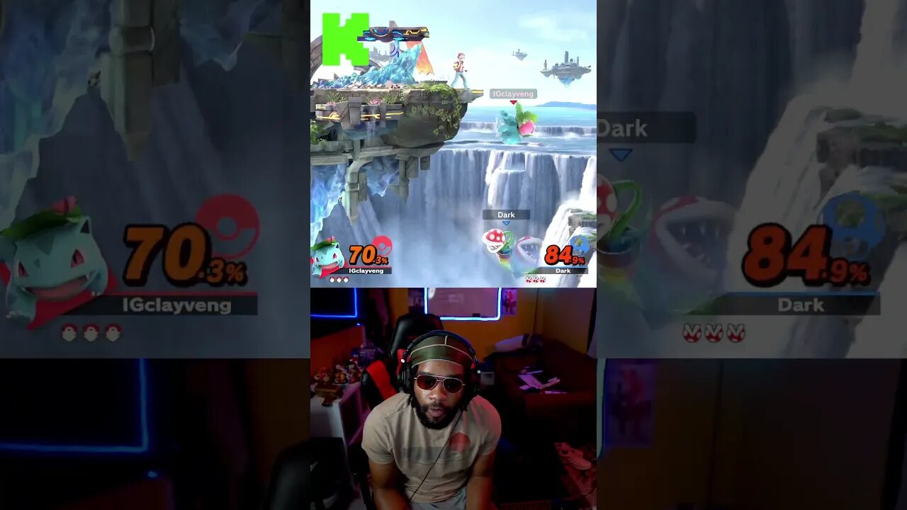 Plants argue about who wants to grow on the ledge #gamingcommunity #chickendishes #smash #gaming