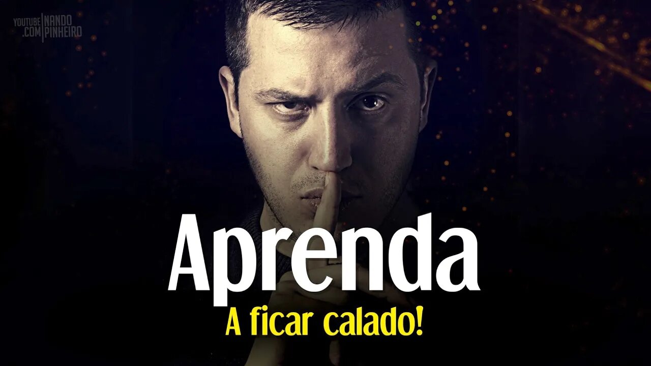 APRENDA O PODER DO SILÊNCIO NA HORA CERTA | Isso vai BLINDAR sua VIDA