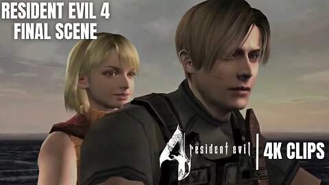 Resident Evil 4 Final Scene (Jet-Ski Escape) | Resident Evil 4 | 4K Clips